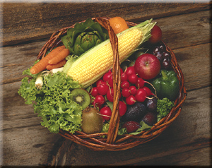natural & organic vegetables and fruit