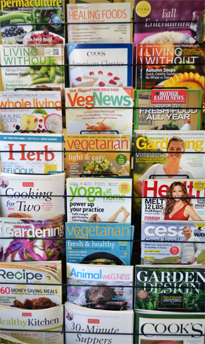 health periodicals at The Health Hut